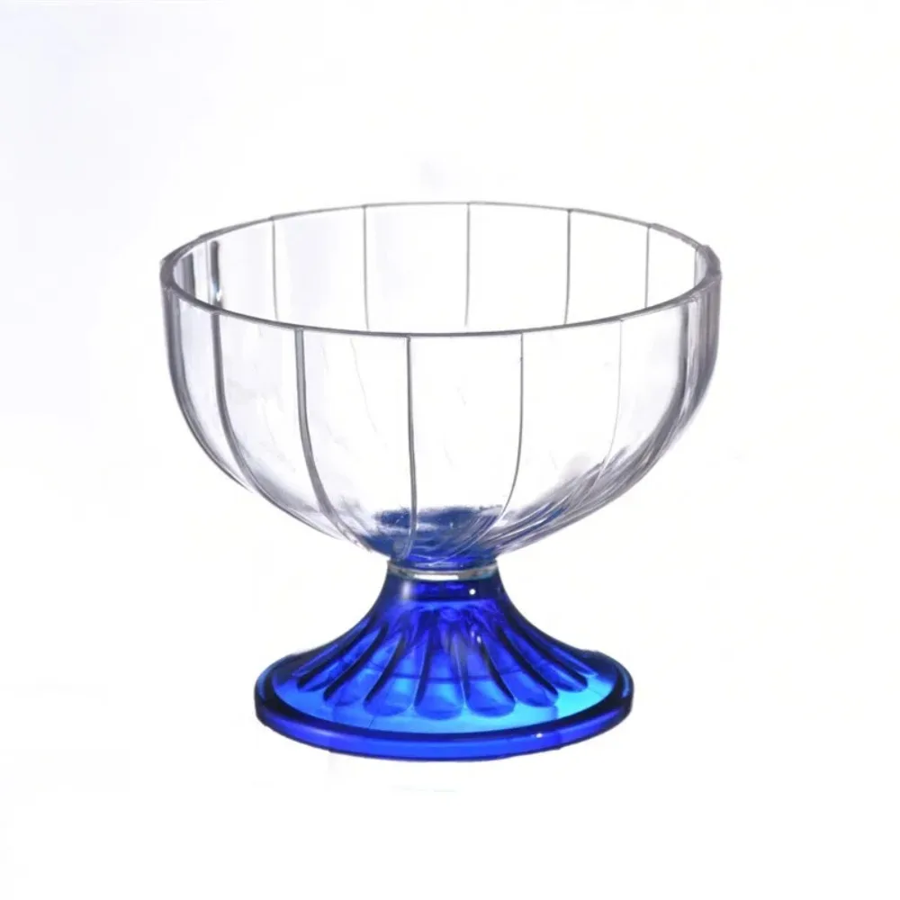 Reusable Clear Ice Cream Dessert Cups Plastic 250ML Cocktail Glasses Small Transparent Mousse Cup Party Supplies