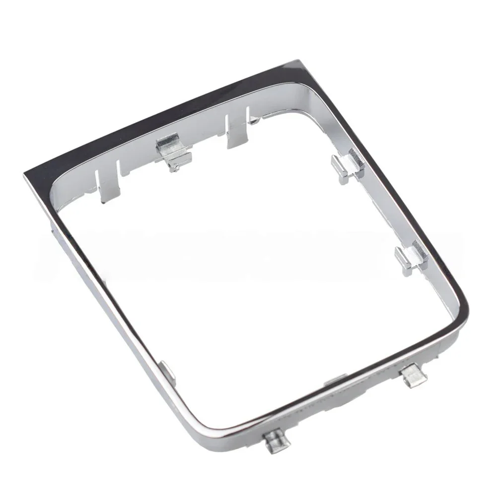 Matte Silver Aftermarket Trim Easy Installation Process Improve Gear Shift Appearance Long-lasting Performance