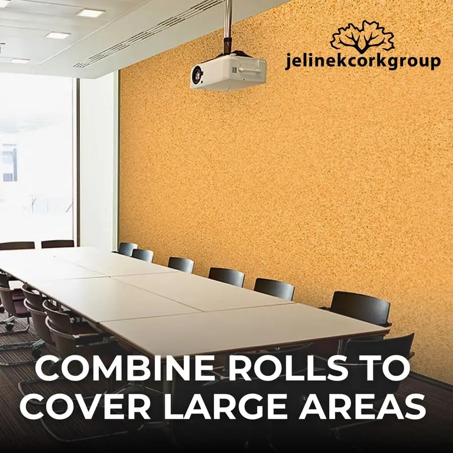 Rolo grosso do quadro de avisos da cortiça 24 x 48 x 1 4 polegadas