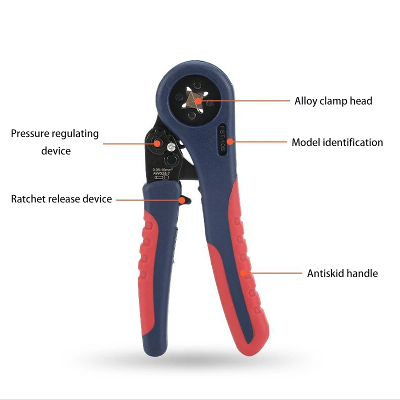 Spezielle Rohr-Crimpzange FST-10S/FST 6-6 manuelle Multifunktions-Crimpzange Kaltpresswerkzeug VE-Anschluss