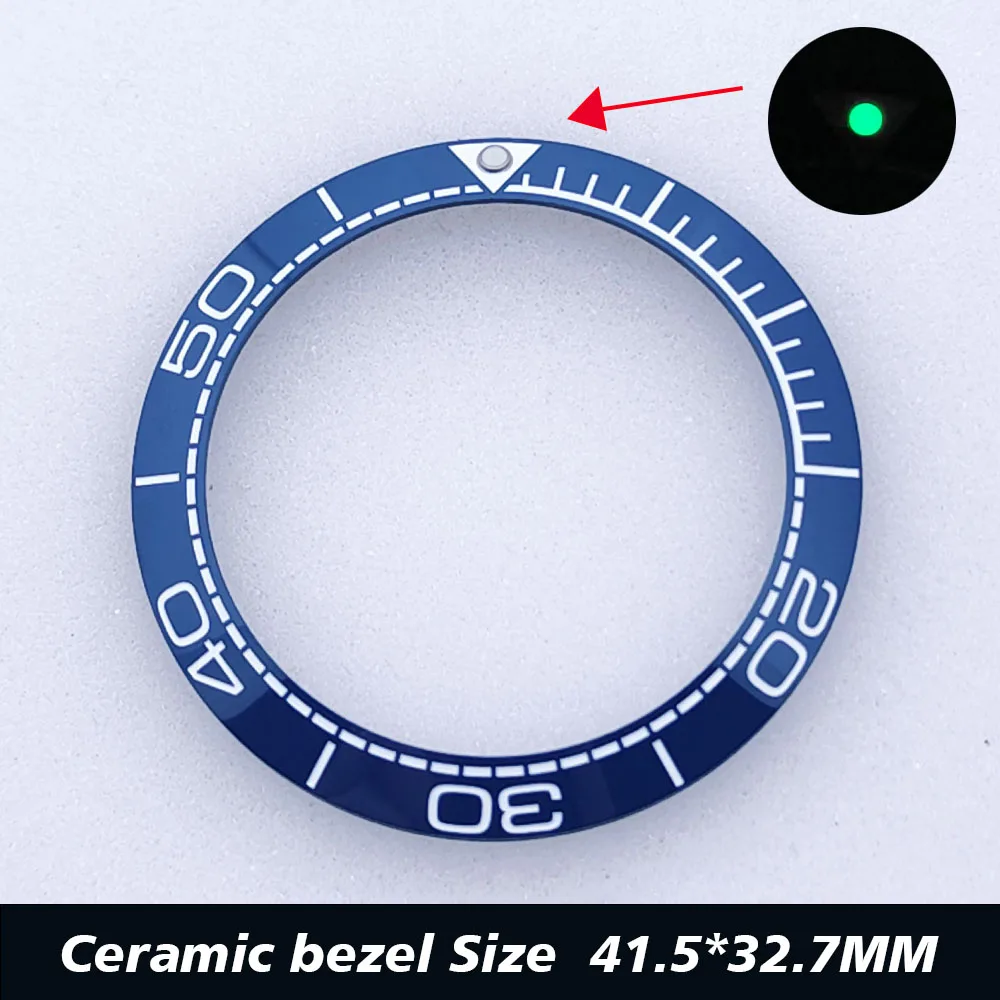 41.5mm Sloping Watch Ring Ceramic Bezel Insert Ring for Case Watch Accessories Inner diameter 32.7mm Watch Bezel Inserts