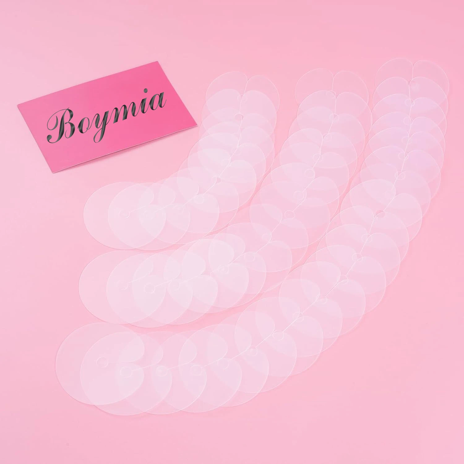 25 Pcs Clear PVC Heat Shield Guards for K-Tip Hair Extensions Single Hole Fusion Tools Hairdressing Accessories