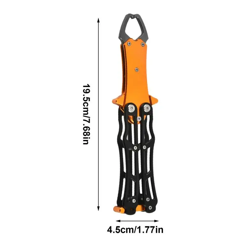 물고기 립 그리퍼 플라이어, 다목적 물고기 로커, 다기능 후크 리무버, 전문 낚시 립 그래버, 접이식 물고기
