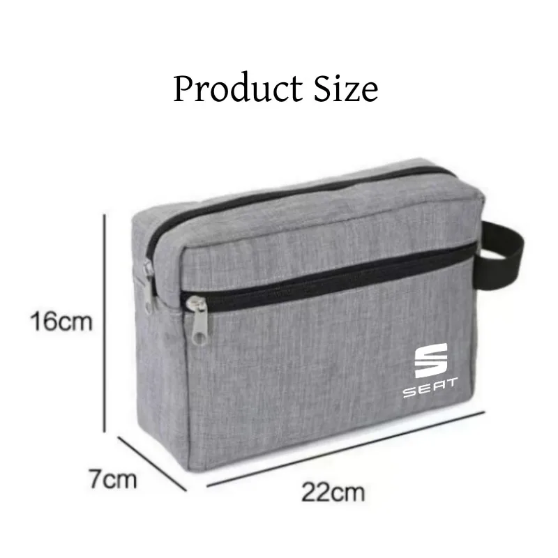 Multi-functional Travel Digital Data Line Car Storage Bag for Seat Cupra Leon Mk3 5f Ibiza 6j 6l Ateca Born FR Tarraco