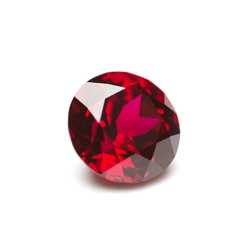 مختبر نمت روبي قطع مستديرة حمامة الدم الأحمر اللون عالية الجودة DIY بها بنفسك حُليات المجوهرات صنع المواد الرئيسية شهادة AGL قابلة للاختيار #2