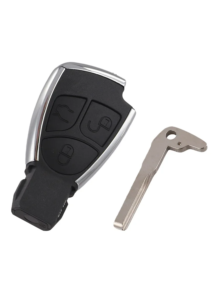 Replacement Key Cover Black Key Case Key Replacement Automotive Elegance Easy Installation Design Full Button Functionality