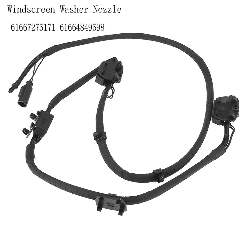 موثوق-61667275171 61664849598 الزجاج الأمامي فوهة سلسلة الزجاج الأمامي غسالة البخاخ نظام نفاث لسيارات BMW X5 E70 2006-2013