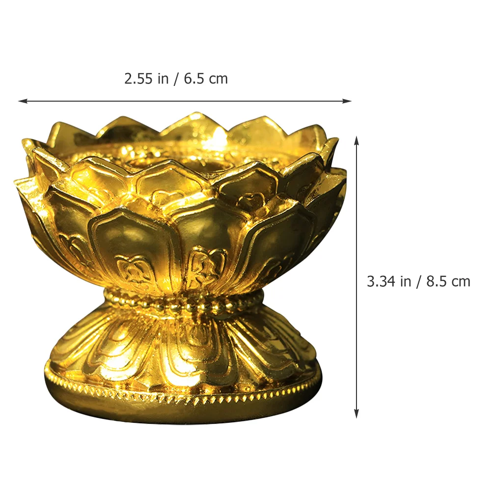 Lotus Seat Prayer Wheel Base Hand-operated (gold Base) Tibetan Holder Alloy Fixing Stand