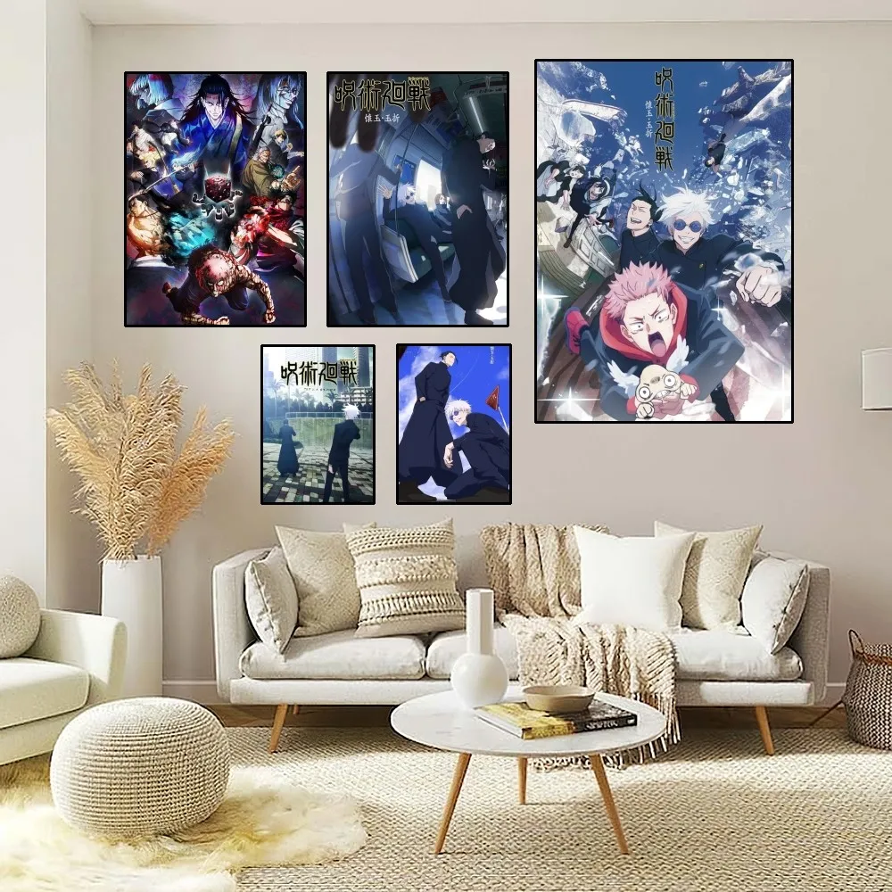 Bilibili Jujutsu Kaisen Poster Home Room Decor Aesthetic Art Wall Painting Stickers