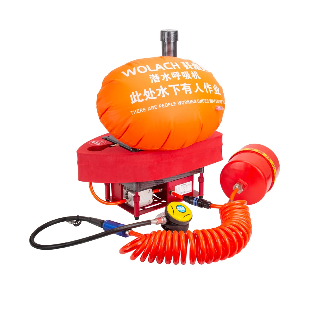 

Newest S6 6hours Dual Drainage System 20Meters Depth Scuba Diving Equipment Diving Ventilator Compressors WOLACH