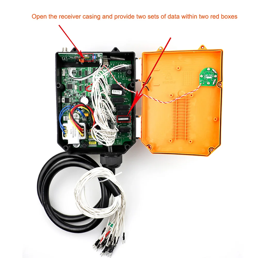 6 Dual Speed Keys A24 F24-6D EOT Crane Wireless Remote Control Emitters Tranmsitters With Rotary Switch