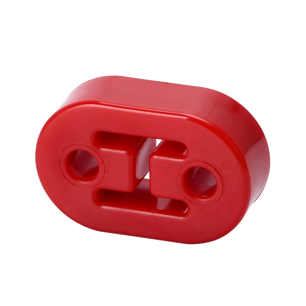 1 Piece Polyurethane Exhaust/Muffler SHORT HANGERS universal Muffler Hangers Red or Blue WX8952