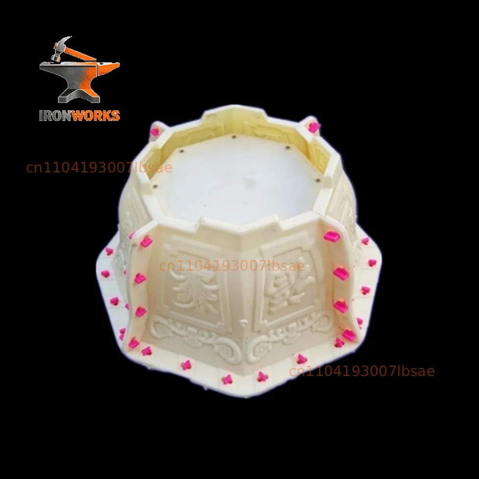 handmade bottom large cement flower pot mold concrete cement thickening model