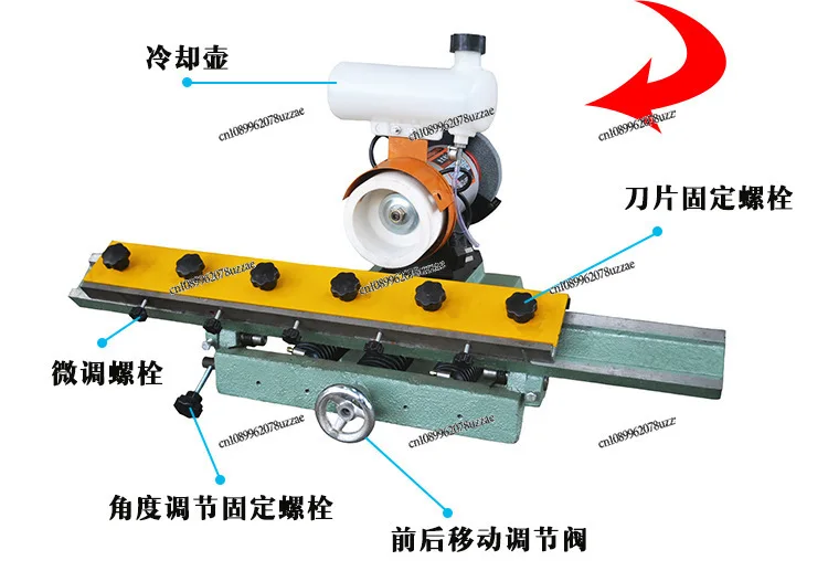 MF206 Woodworking Planer Straight Edge Sharpener, Long Straight Blade Professional Sharpener, Blade Grinding Machinery