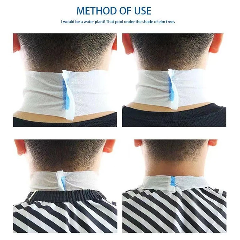 1/5pcs Professional Neck Paper Salon Barber Hair Dresser Roll Cutting Dressing Hairdressing Collar Accessory Necks Covering