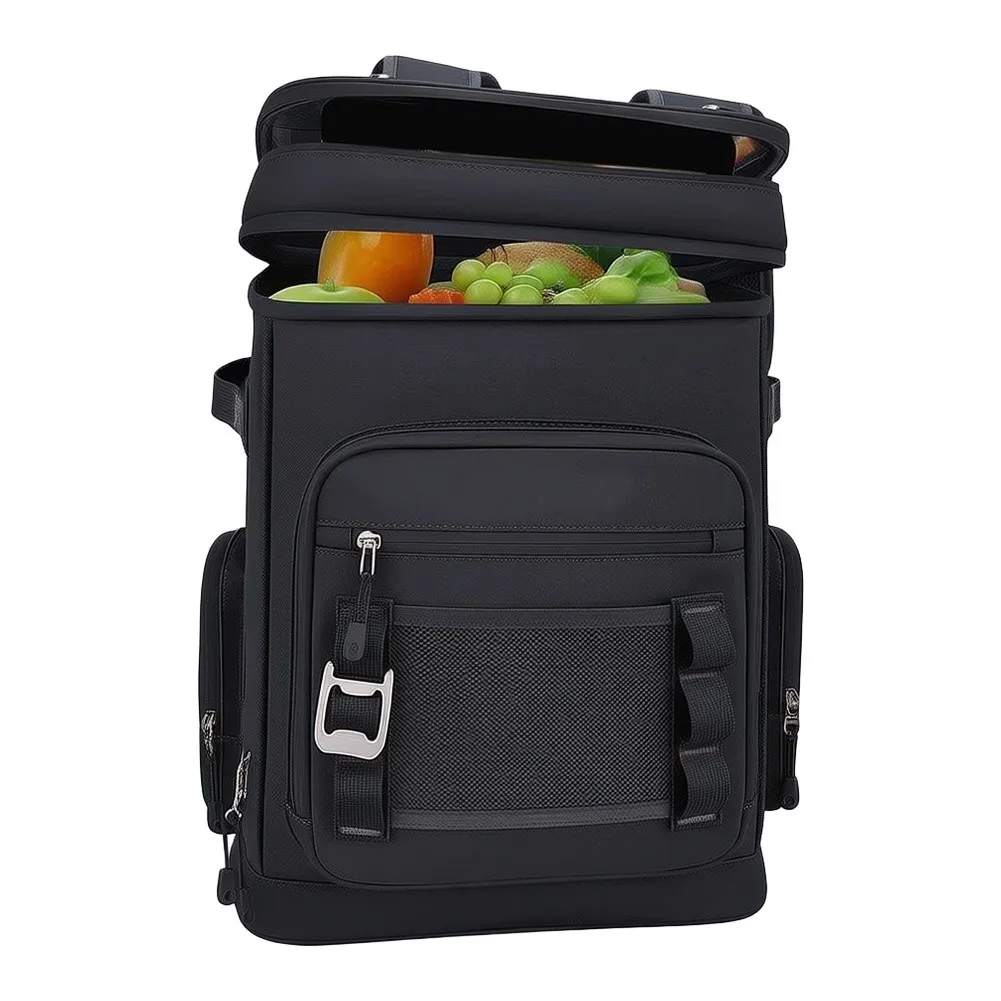 30L Cooler Backpack with Insulated Compartment for Temperature-Sensitive Items During For Camping Picnic Travel Scenarios