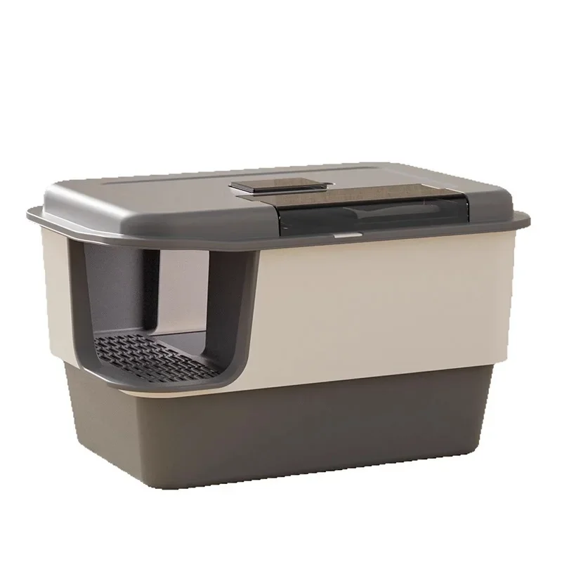 Arenero Autolimpieza Cat Litter Box Self Cleaning Extra Large Closed Odor Control Anti Splash Corridor Style Covered Cat Toilet