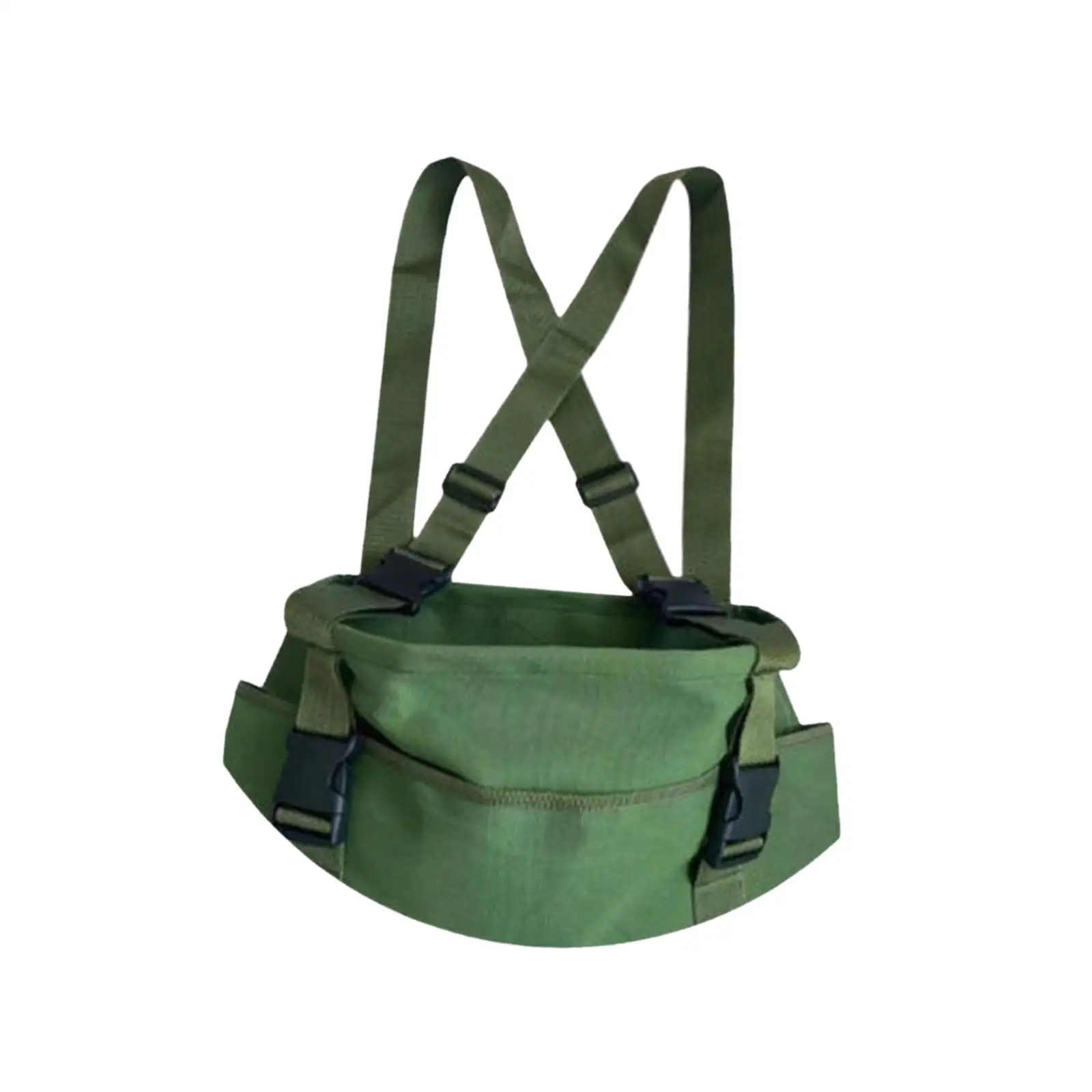 Professional Canvas Fruit Picking Bag Adjustable Harvest Pouch Organizer for Outdoor Garden Orchard