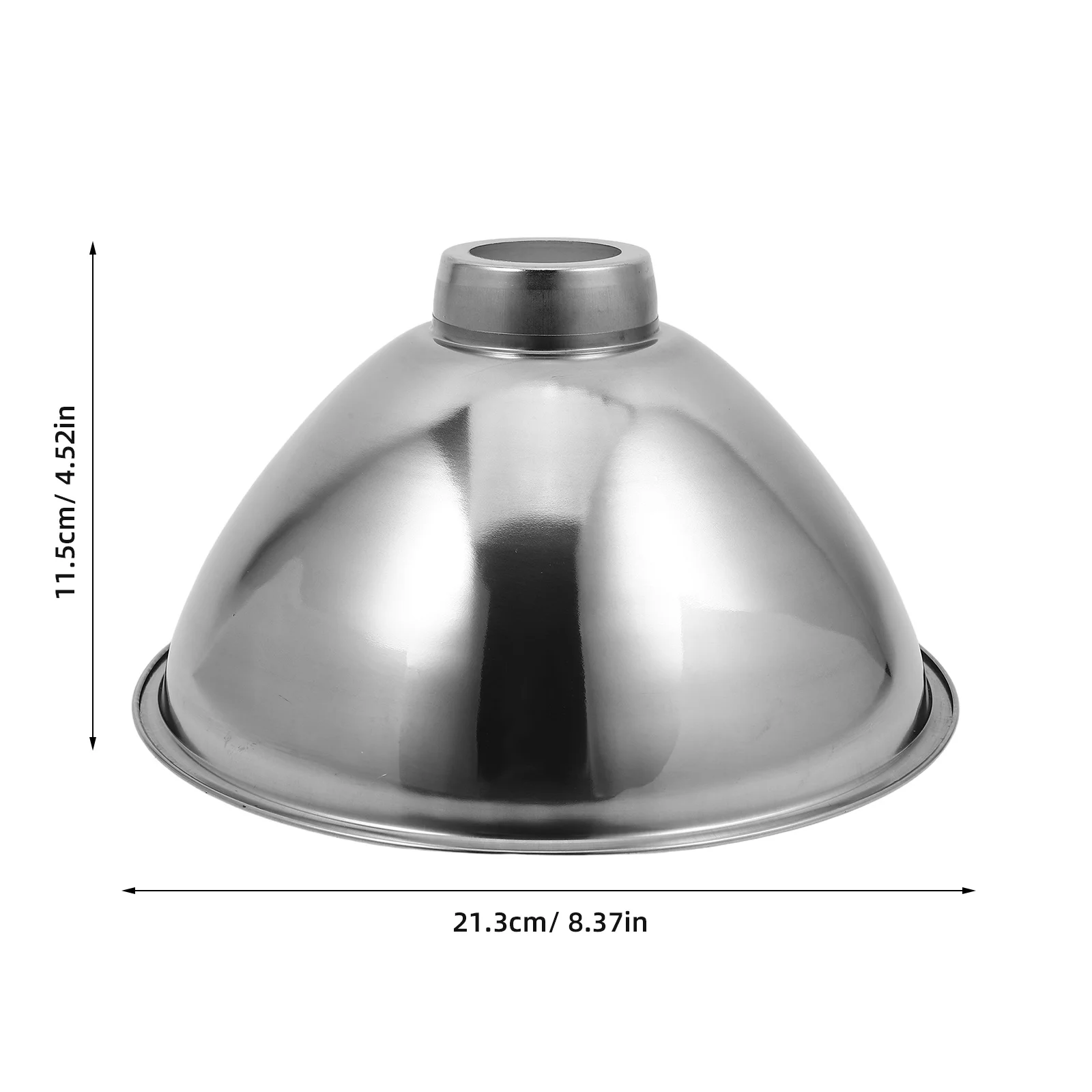 في الهواء الطلق قلادة ضوء الظل مقاوم للماء غطاء المصباح الفولاذ المقاوم للصدأ 21 سنتيمتر غير نافذ للمطر حماية مصنع ورشة عمل غطاء مصباح معلق #3