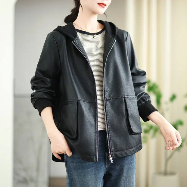 

Traf s Junior Zipper Quilted Pvc Casual Faux Leather Women Winter Coats Clearance