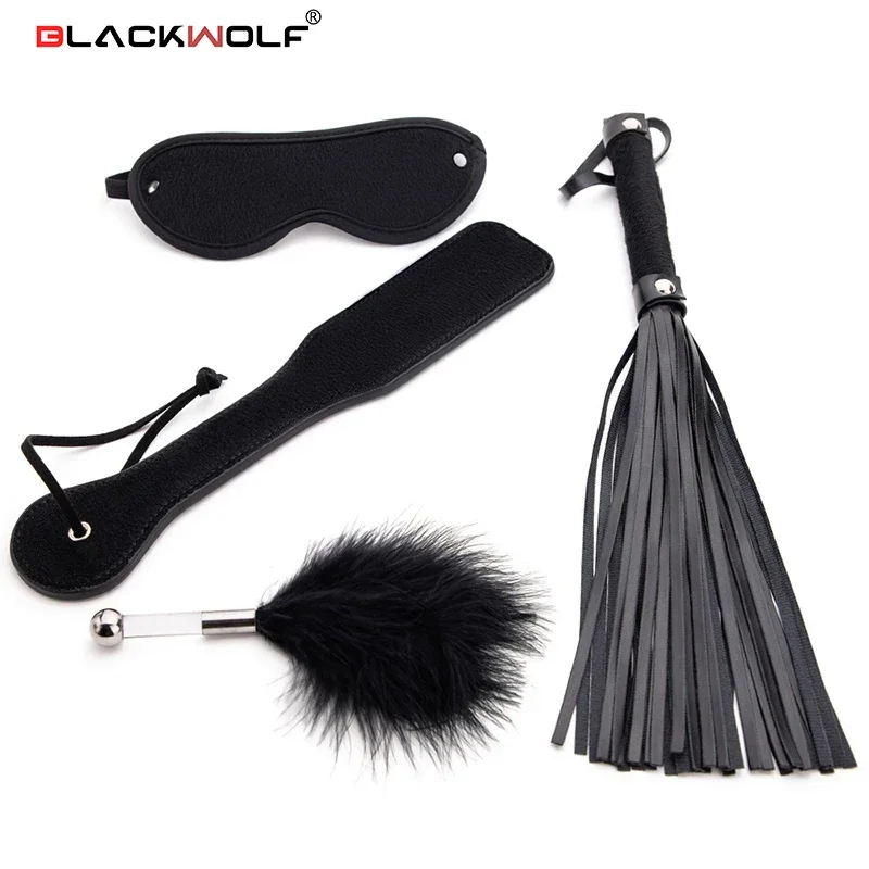 blackwolf-4-pcs-escravo-bondage-conjunto-brinquedos-adultos-bdsm-kits-mascara-de-olho-chicote-paddle-anal-plug-jogos-sexuais-brinquedos-sexuais-eroticos-para-casais-femininos