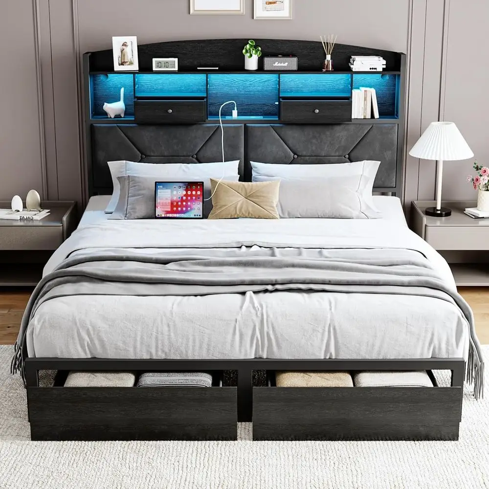 Queen Size Black Ve…
