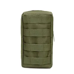 Outdoor Tactical Molle Waist Bag Oxford Green Storage Fanny Pack for Hunting Backpack Tactical Vest Attachment