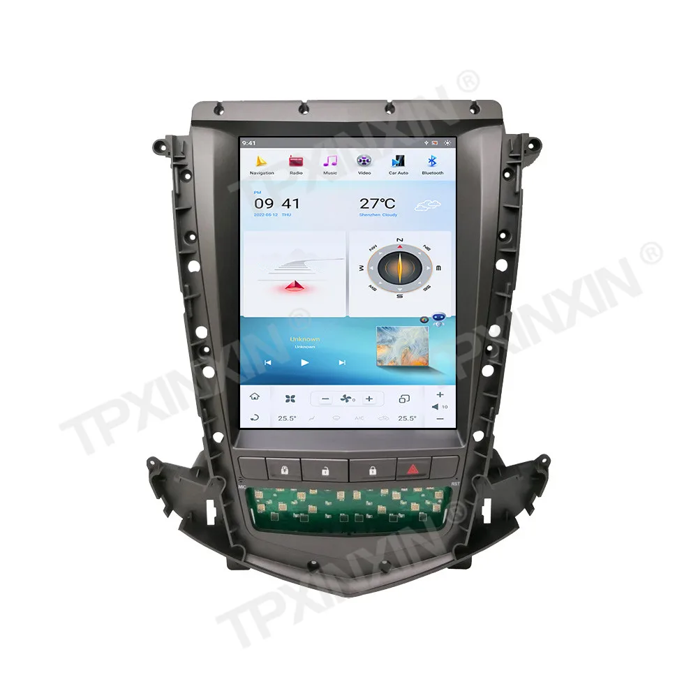 Android 11 For Cadillac SRX 2008-2012  Car Radio CarPlay Multimedia Video Player Touch Screen For Tesla Style GPS BT New Product