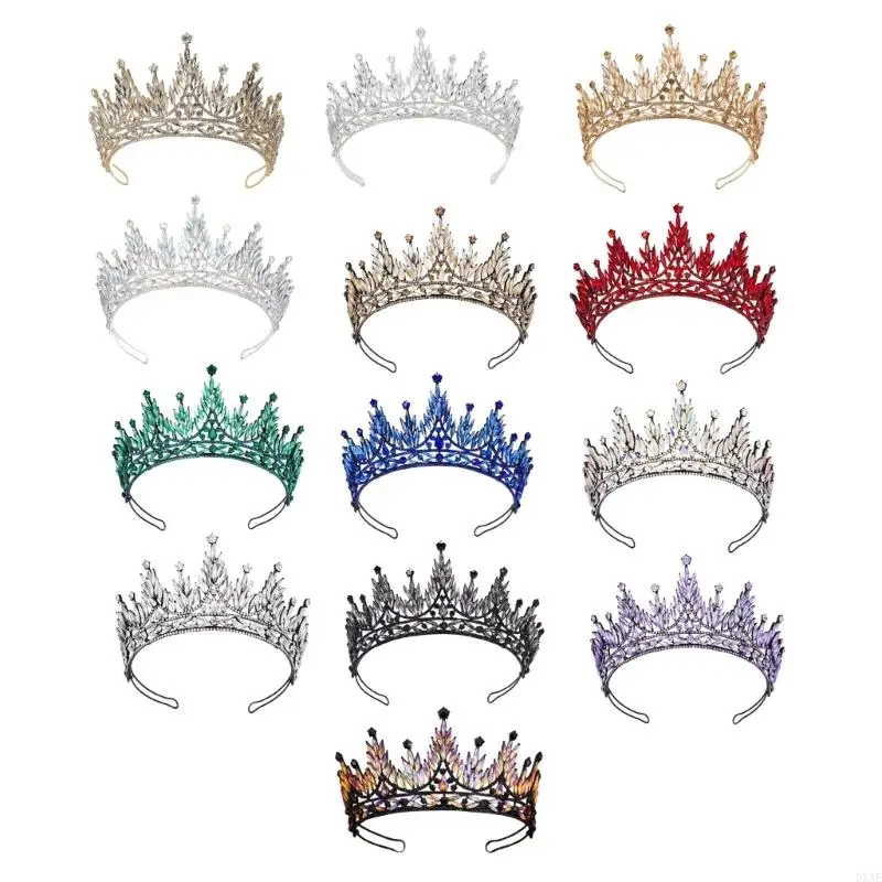 DXAE Eye-catching Headbands Elegant Crystal Birthday Headwear for Girls