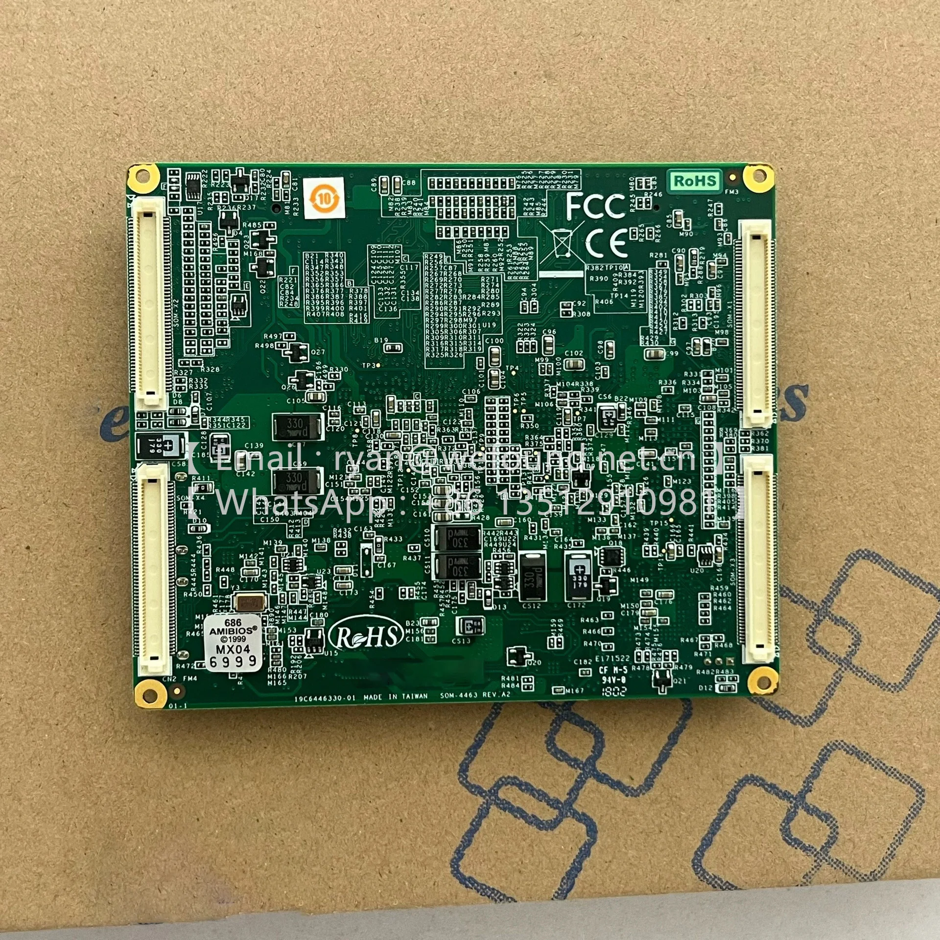SOM-4463  SOM-4463N N450 1.67 GHz (single core), 512 KB L2 Cache  ETX CPU Module  A1 A2 B1