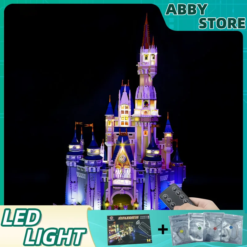 

RC DIY LED Light Kit For LEGO 71040 Creative City Princess Castle Building Block Set（Only LED Light,Without Blocks Model）