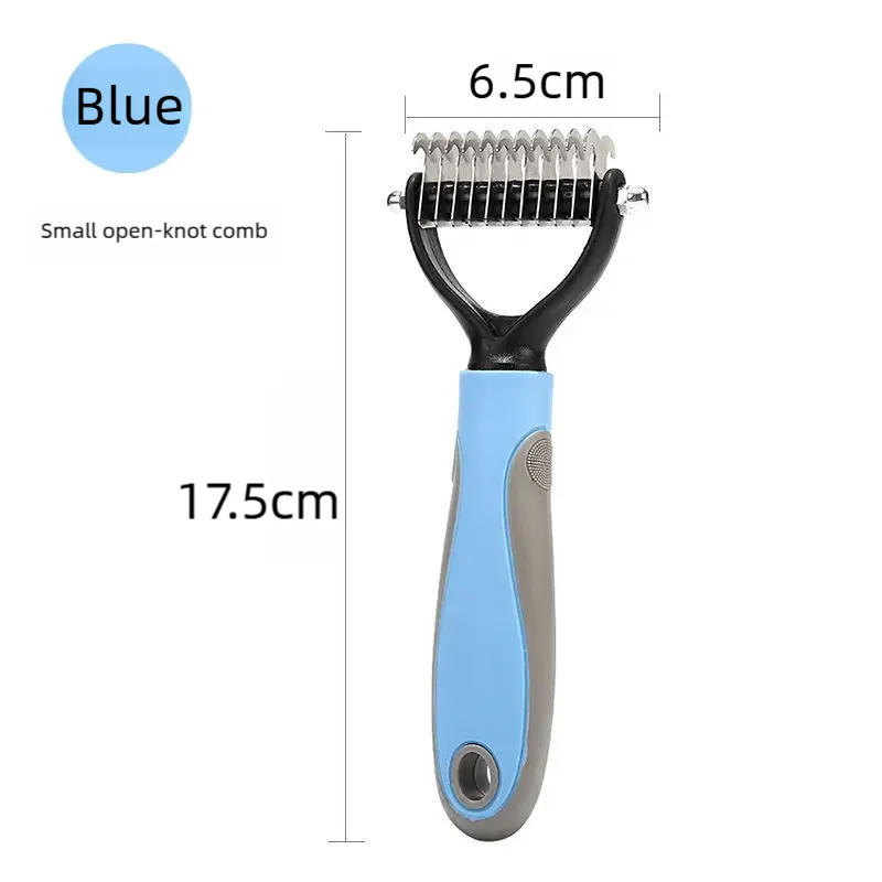 Double-Sided Stainless Steel Pet Deshedding Brush product image