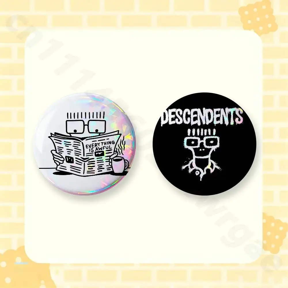 Dungeon Crawler Carl 2 Pieces Set Badge Set Fashion Brooches for Women Men Backpack Accessory Bag Badge