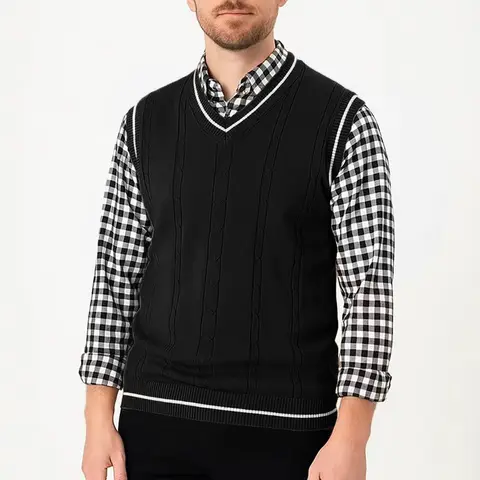 6 best sales herrärmlös tröja - №4