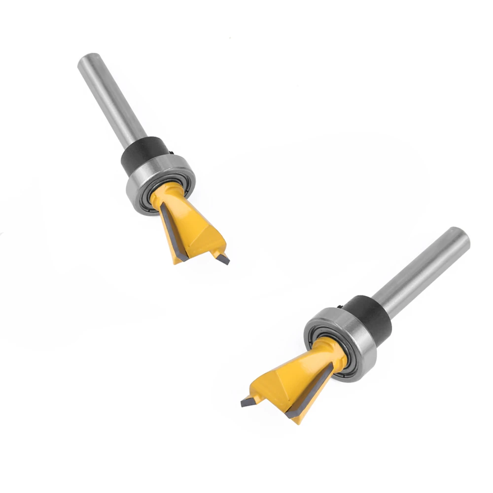 LAVIE 1pc 1/4 Shank Dovetail Joint Router Bit Set with Bearing Woodworking Engraving Bit Milling Cutter