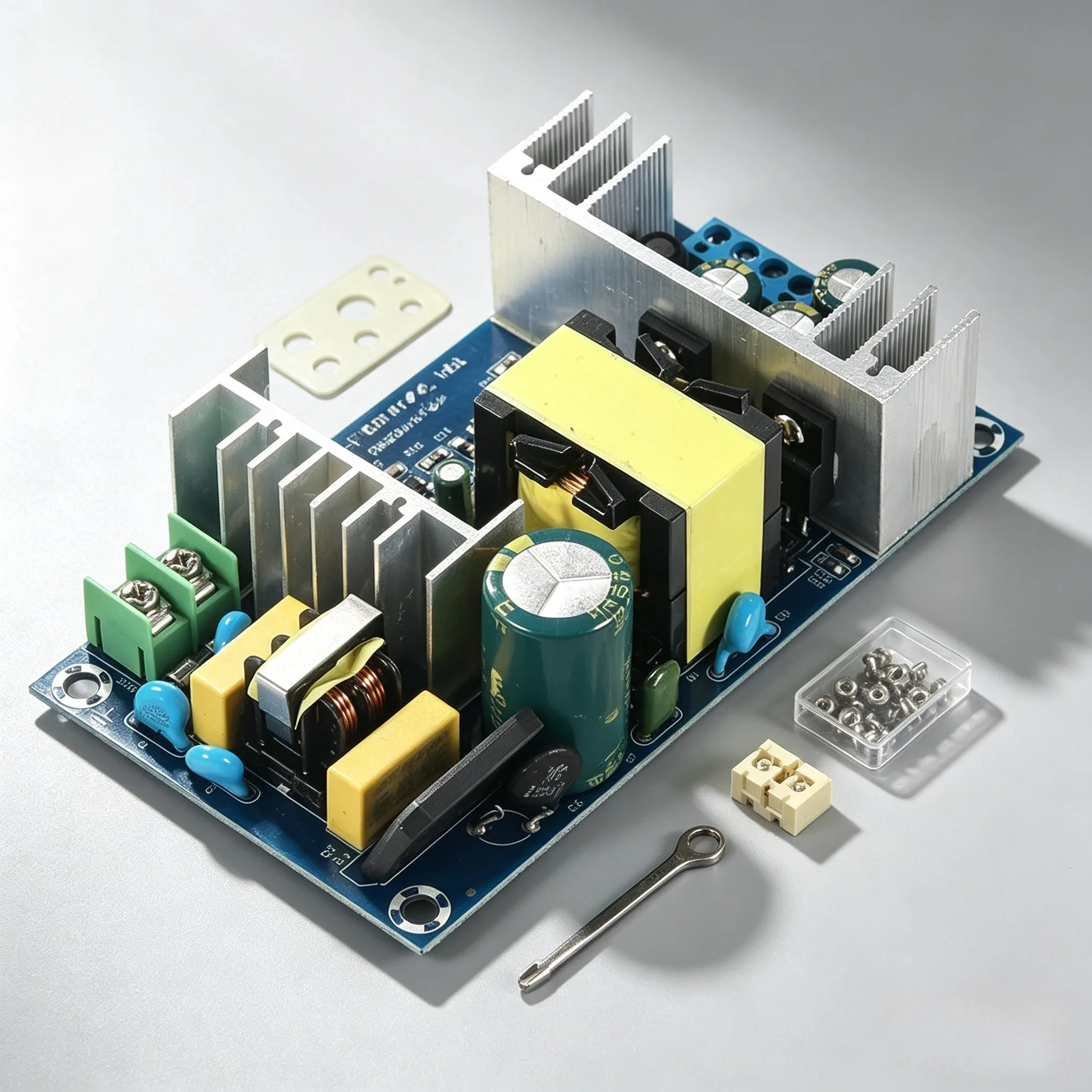 Switch Mode Board 36V Power Supply Short Circuit Protection Module Power Supply Compact Metal Case Global Voltage Compatible