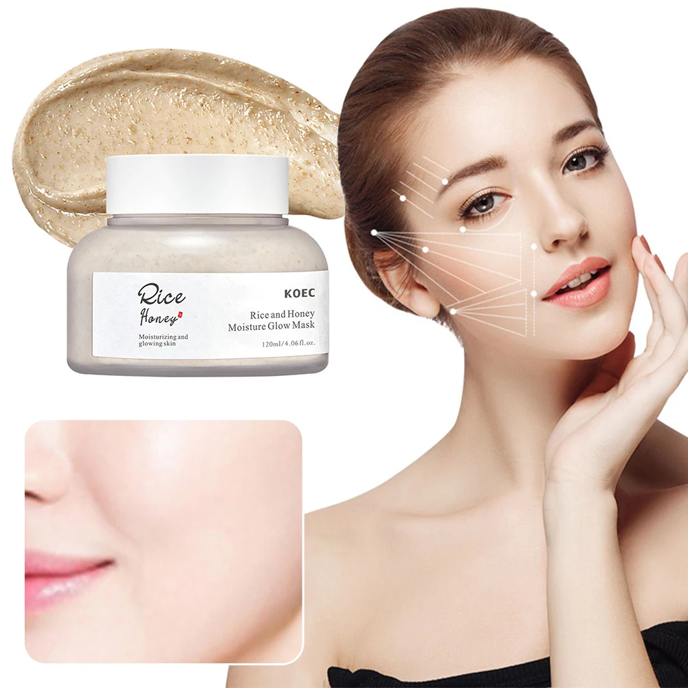

Women Rice Mask Moisturizing Facial Cleanser For Women Female