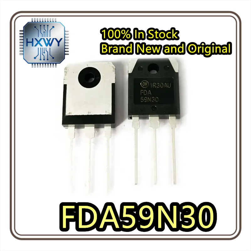 (3/10 pcs) FDA59N30  TO-3PN package 100% brand new Integrated circuit  Stock running low  In stock ready for immediate dispatch