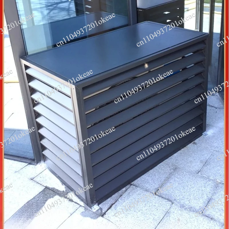 housse-de-protection-pour-unite-exterieure-de-climatiseur-en-alliage-d'aluminium-resistante-aux-intemperies-ventilee-cloture-soudee-renovation-de-mur-exterieur