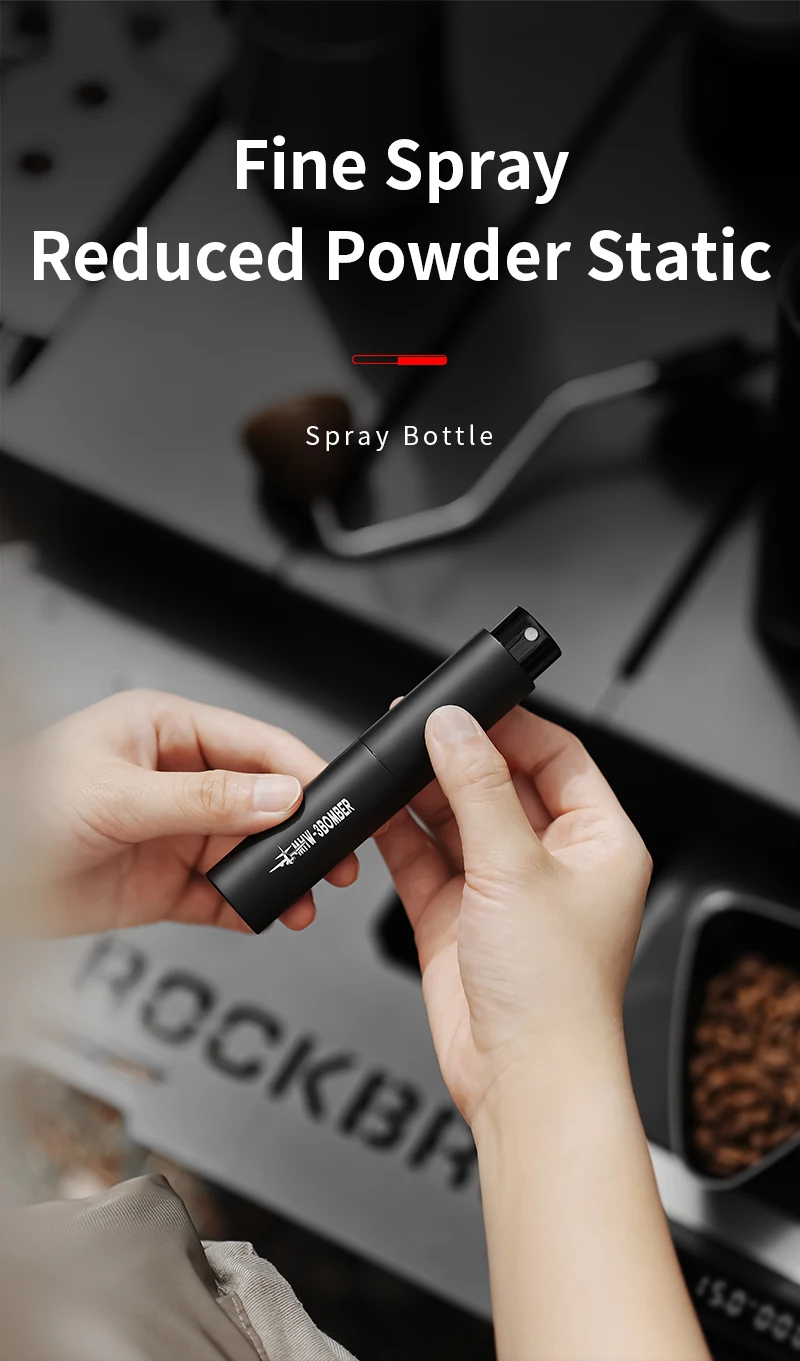 MHW-3BOMBER Sprühflasche, reduziertes Pulver, statisch, 10 ml, Aluminiumlegierung, nachfüllbar, Espresso-Bohnen-Spritzer für Barista-Kaffeebar-Werkzeug – Detail 1