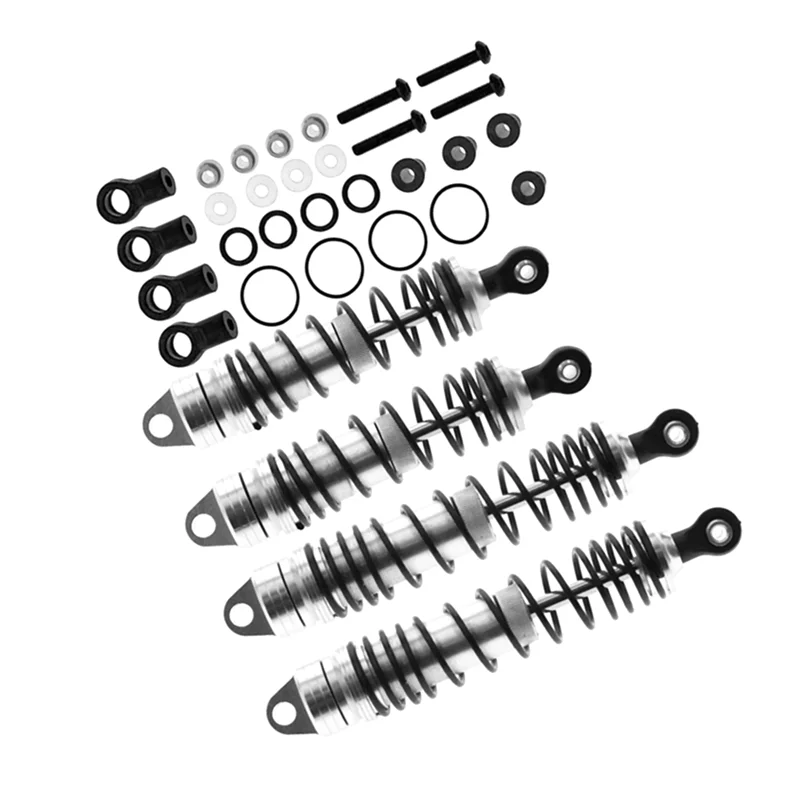 مجموعة واحدة من أجزاء ممتص الصدمات الأمامي والخلفي المعدني لسيارة Traxxas Slash 4X4 VXL 2WD Rustler Hoss Stampede 1/10 RC #2