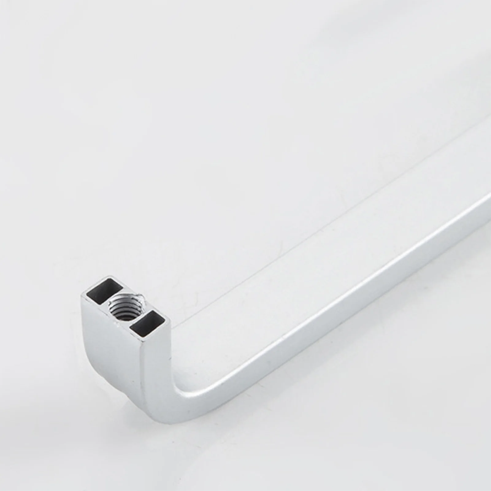 1 Piece Cabinet Pull Handle Space Aluminum Hollow Design for Kitchen Cupboard Drawer Hardware 64-192mm Hole Spacing Durable