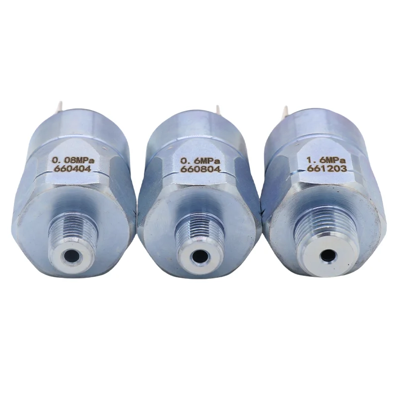 Novo interruptor do sensor de pressão de óleo 661203 660804 660404 para peças da máquina escavadora Sany 1.6MPA 0.6MPA 0.08MPA