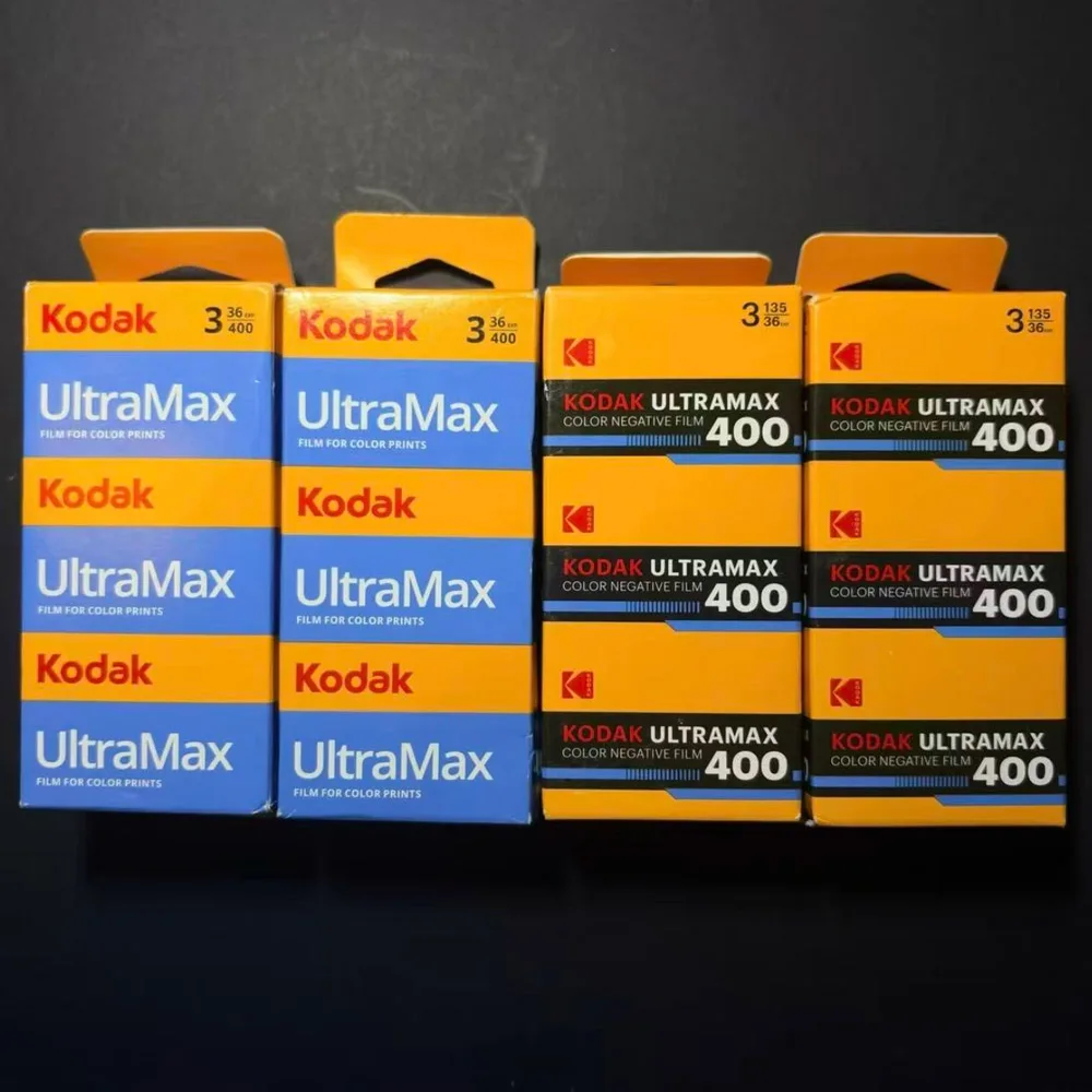 Kodak Film 135 Color Film 36 Exposures 1-10 Rolls Kodak UltraMax 400 35mm 36 Sheets of Film for Kodak M35/M38//H35 Film Cameras