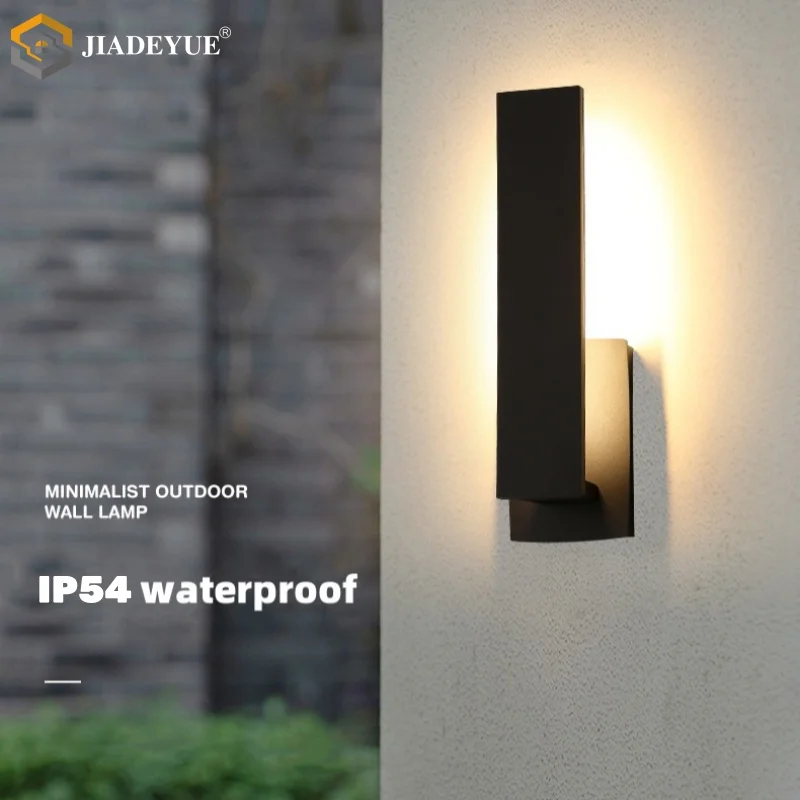 Outdoor waterproof wall lamp, LED villa balcony, entrance, hallway, courtyard lamp, modern and simple outdoor lighting