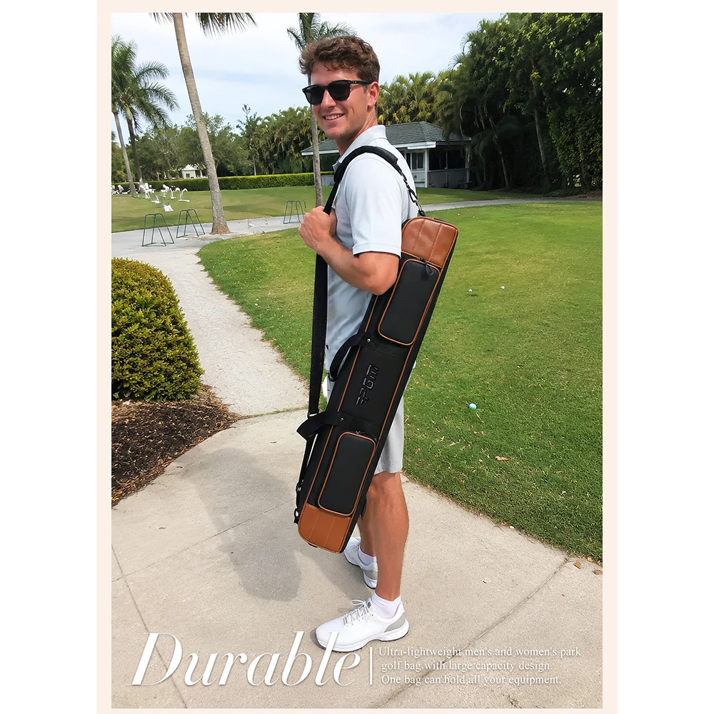 PGM Park Golf Club Bag - Waterproof Golf Bag with Shoulder Strap, Reinforced and Lightweight, Suitable for Travel