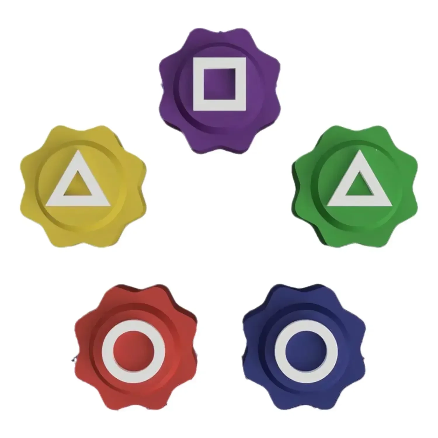 3D Printing Calamari Game Dice Party Game Props Vierkante Cirkel Driehoek Afdrukken Bar Games Party Props Koreaanse Film Play Game