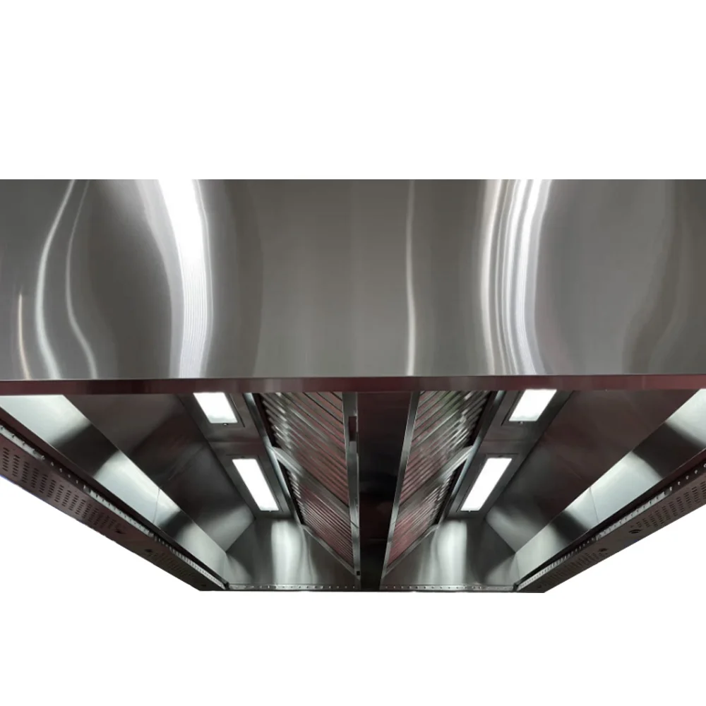 

Коммерческая вытяжка в стиле острова, система свежего воздуха, вентиляционная вытяжная кухонная плита, вытяжка из нержавеющей стали, электрическая мощность, США