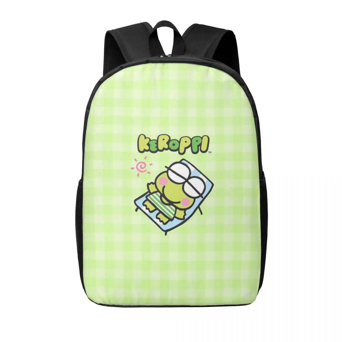 

Custom Keroppi Laptop Backpack Women Men Basic Bookbag for School College Students Bag