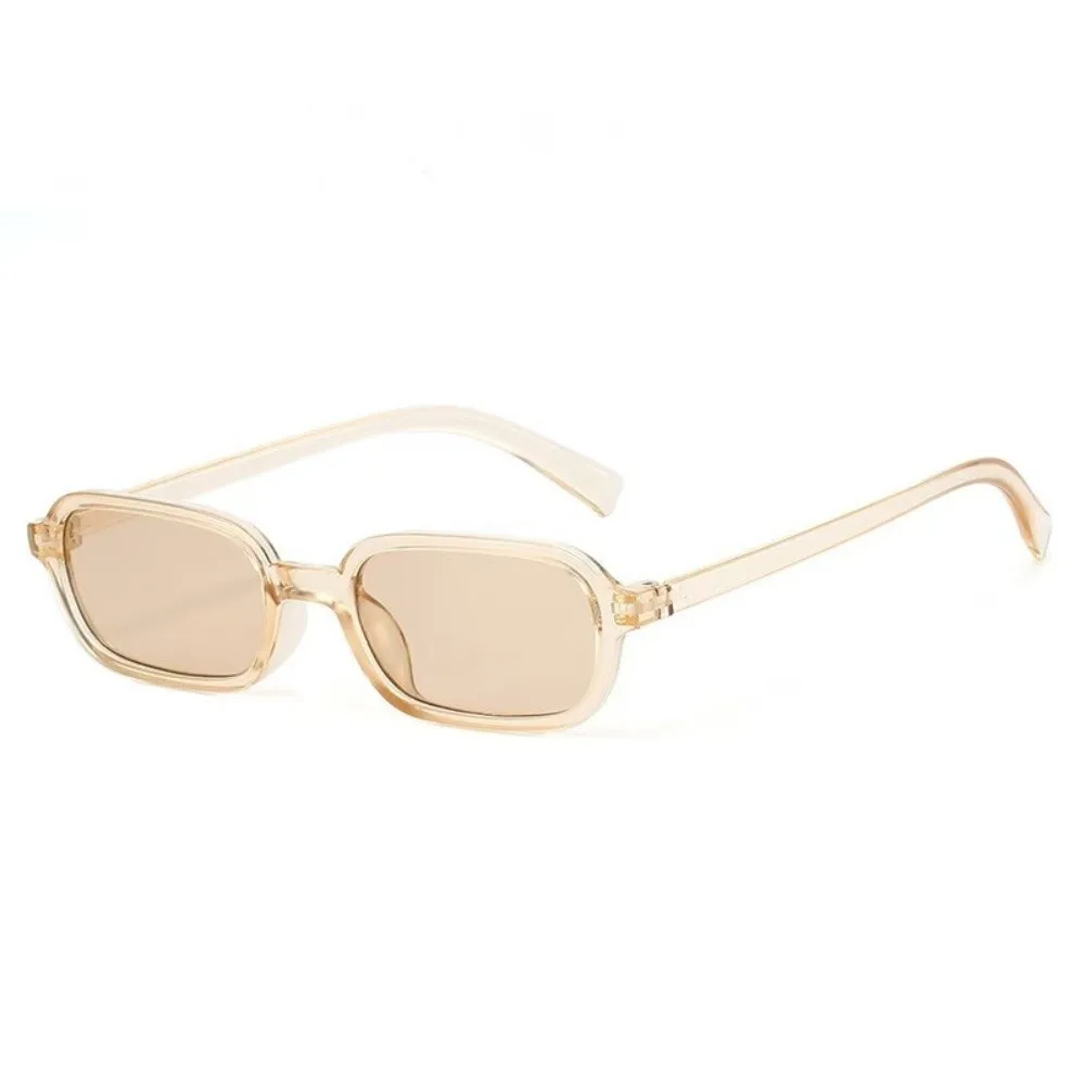 Fashion Anti UV Square Frame Sunglasses Korean Stylish Street Photography Shades Eyewear Scratch Resistant Women Eyewear Summer